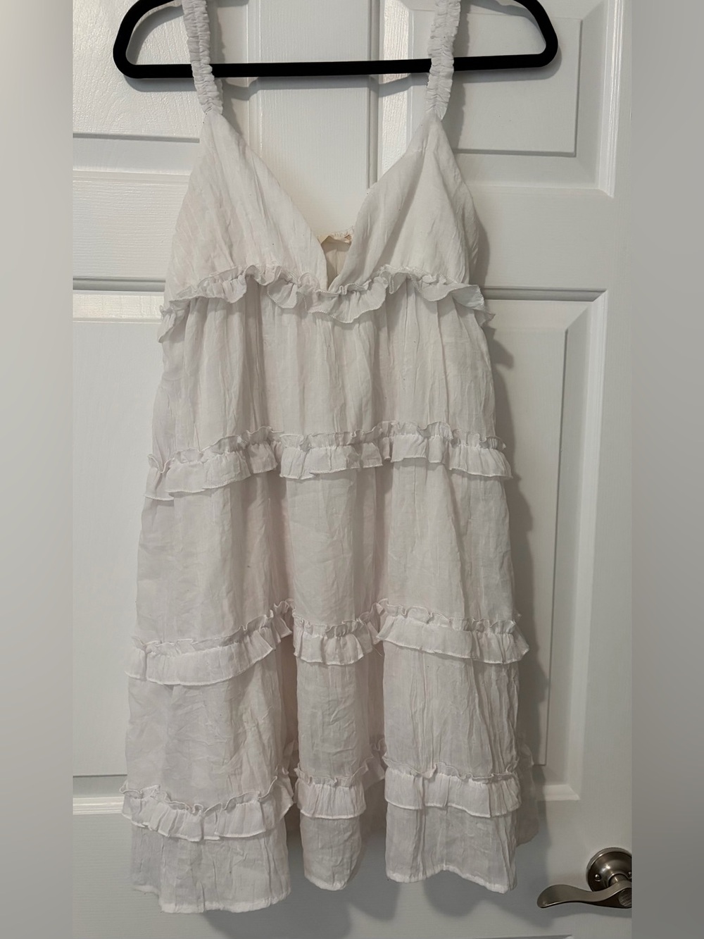 Altar’d State Women’s White Ruffle Tiered Sundress